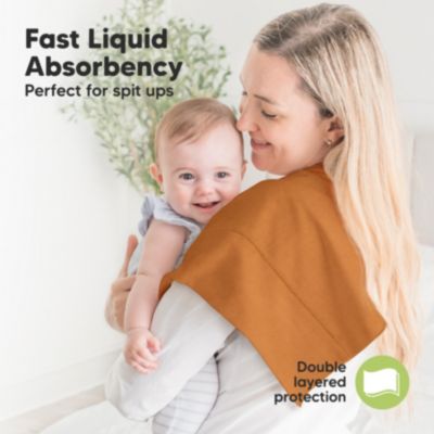 Kids 6pk Shea Baby Burp Cloths for Baby Boys and Girls, Burping Cloths for Babies, Newborn