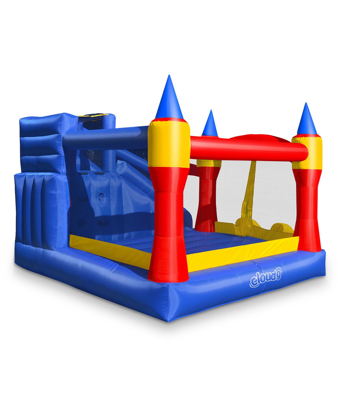 Детская игрушка Cloud 9 Royal Slide Heavy-Duty Nylon Inflatable Bounce House, 5-Child Capacity, Ages 3-12 — фото 6