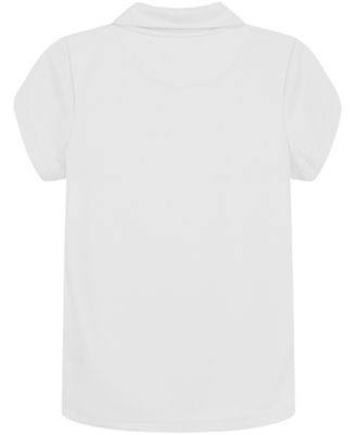 Big Girls Plus Uniform Short Sleeve Knit Performance Polo Shirt