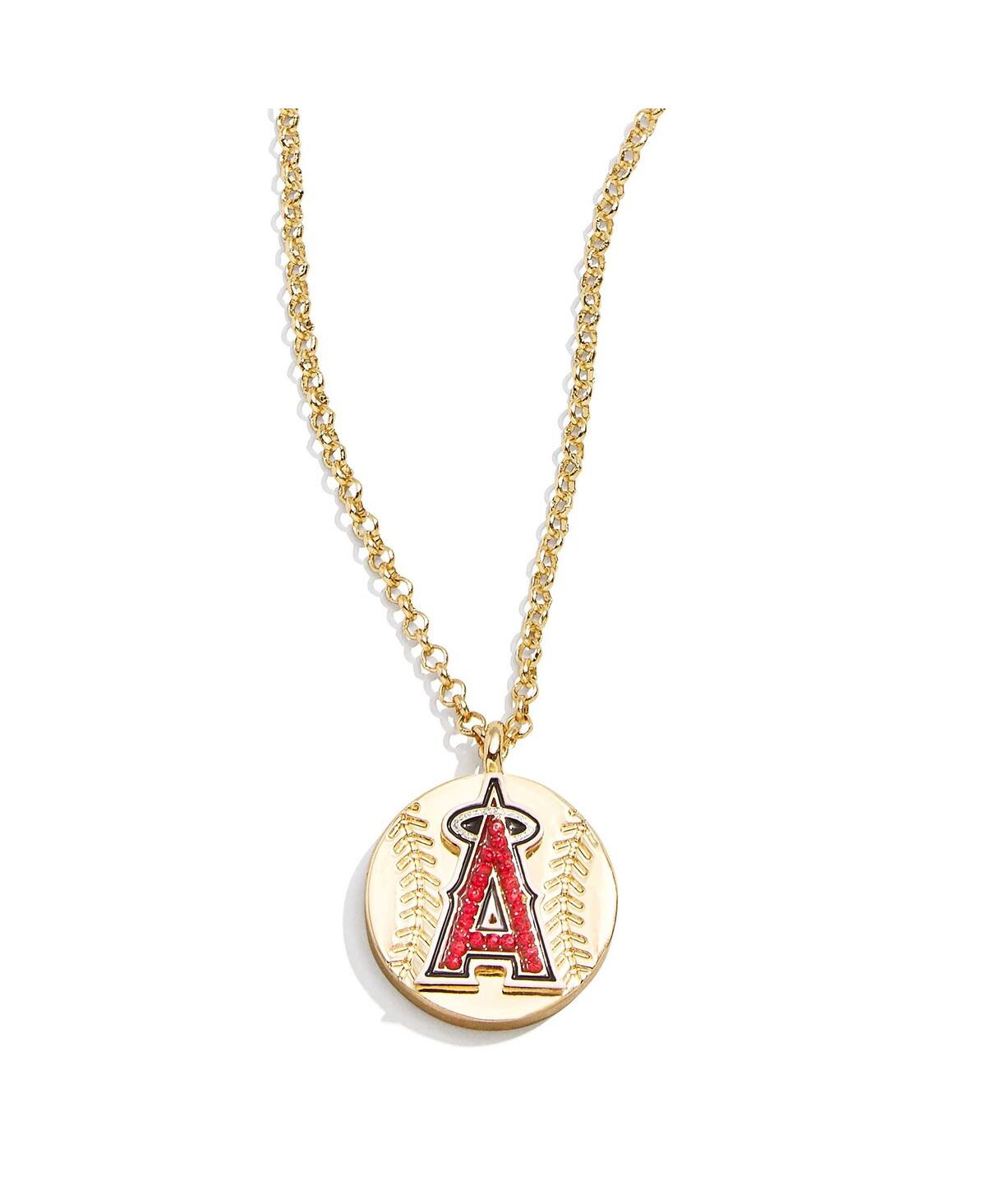 Baublebar Women's  Los Angeles Angels Pendant Necklace In Gold-tone