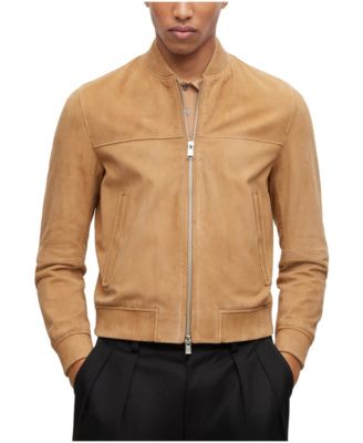 BOSS by Hugo Boss Men s Suede Bomber Jacket Macy s