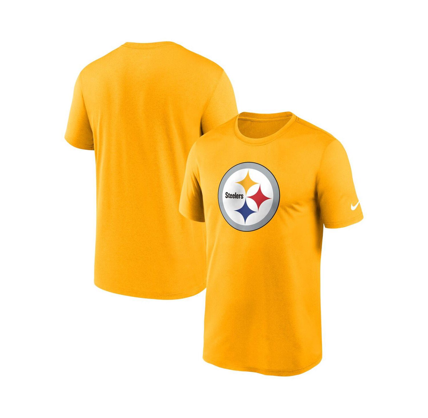 Men's Gold Pittsburgh Steelers Legend Logo Performance T-shirt