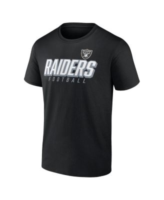 Men's Black, Silver Las Vegas Raiders Player Pack T-shirt Combo Set