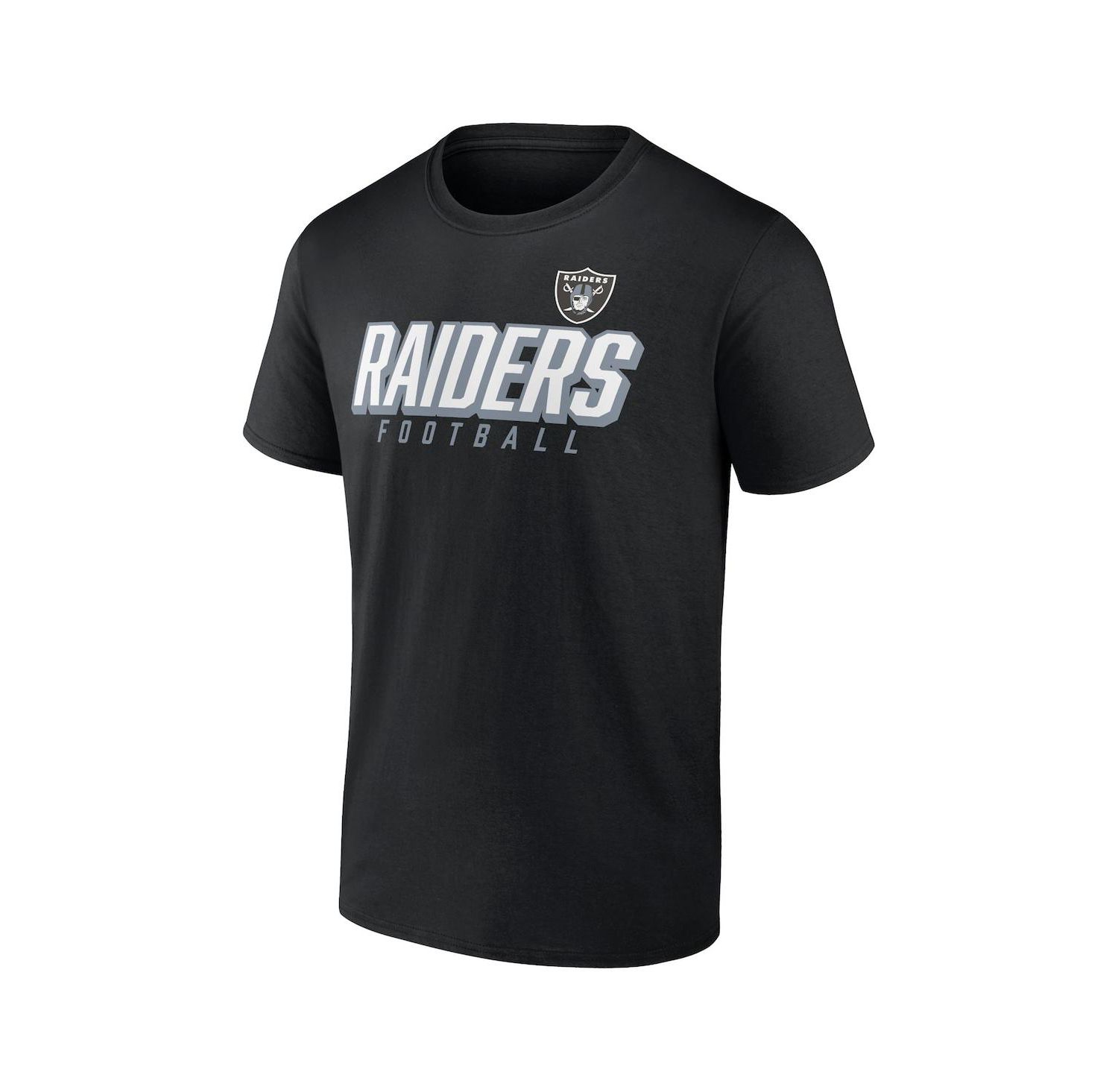 Men's Black, Silver Las Vegas Raiders Player Pack T-shirt Combo Set