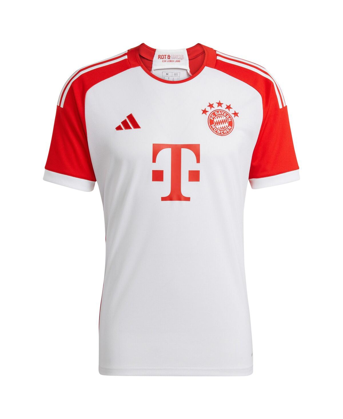 Men's adidasBayern Munich 2023/24 Home Replica Jersey - White
