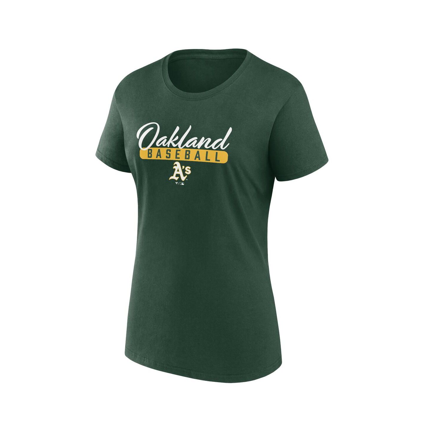 Женские футболки Fanatics Green, Gold Oakland Athletics Fan T-shirt Combo Set — фото 3