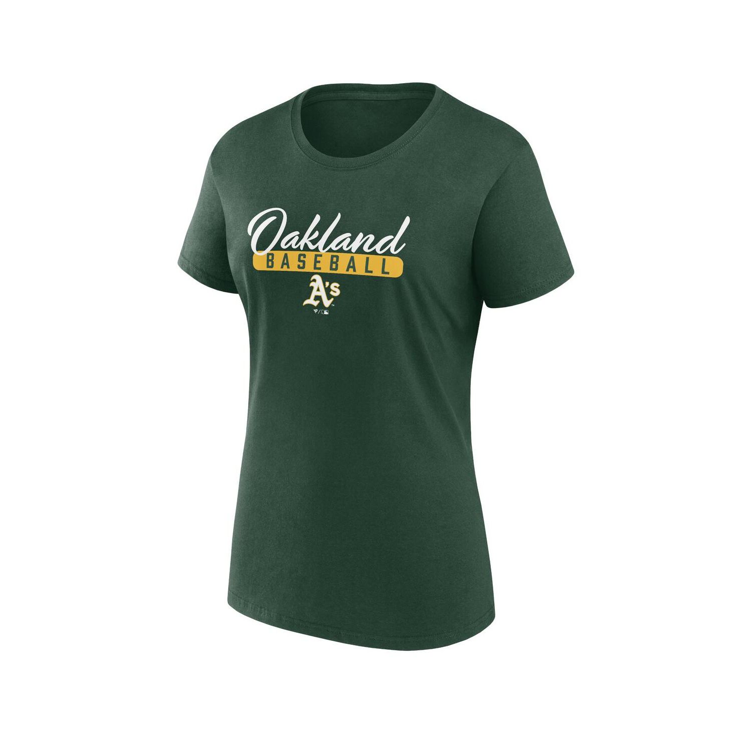 Women's Green, Gold Oakland Athletics Fan T-shirt Combo Set