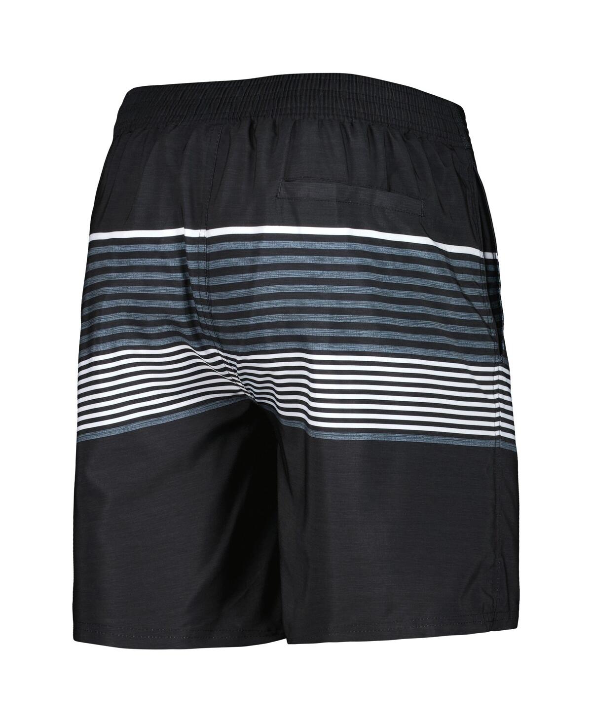 Shop G-iii Sports By Carl Banks Men's  Black Arizona Cardinals Coastline Volley Swim Shorts