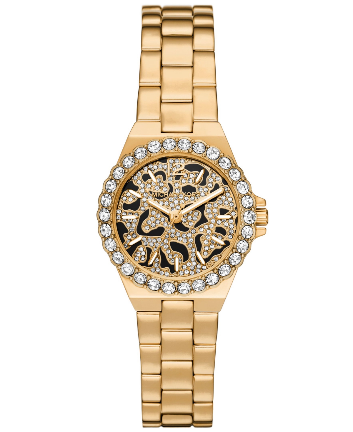 Michael Kors Women's Lennox Quartz Three-hand Gold-tone Stainless Steel Watch 30mm