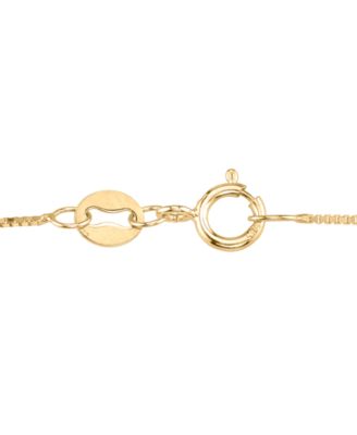 Diamond Solitaire Two-Tone 18" Pendant Necklace (1/4 ct. t.w.) in 14k Two-Tone Gold