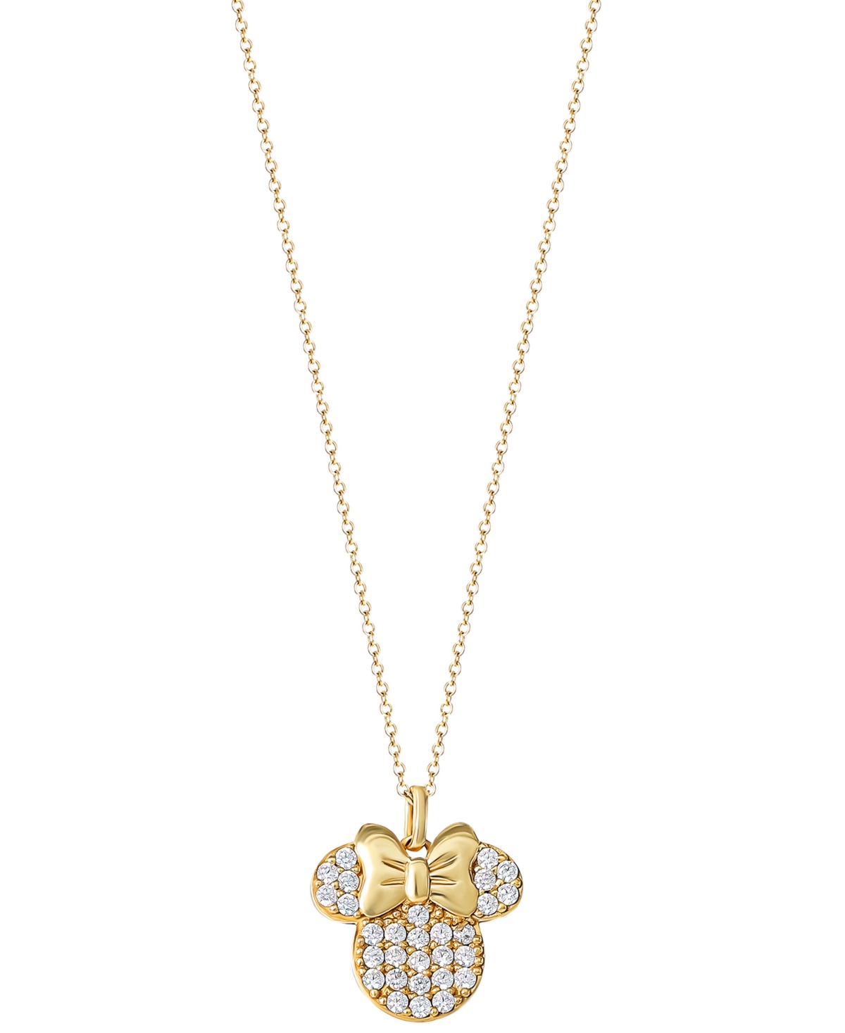 Disney Cubic Zirconia Minnie Mouse 18