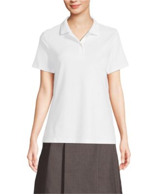 Women's Short Sleeve Feminine Fit Interlock Polo Shirt
