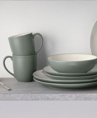 Colorwave Coupe 16 Pc. Dinnerware Set, Service for 4