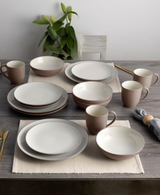 Colorwave Coupe 16 Pc. Dinnerware Set, Service for 4