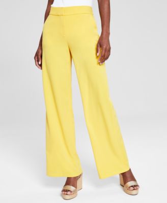 Tahari ASL - Women's Mid-Rise Wide-Leg Pants
