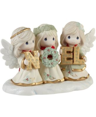 Precious Moments Joyeux Noel Limited Edition Bisque Porcelain Figurine ...