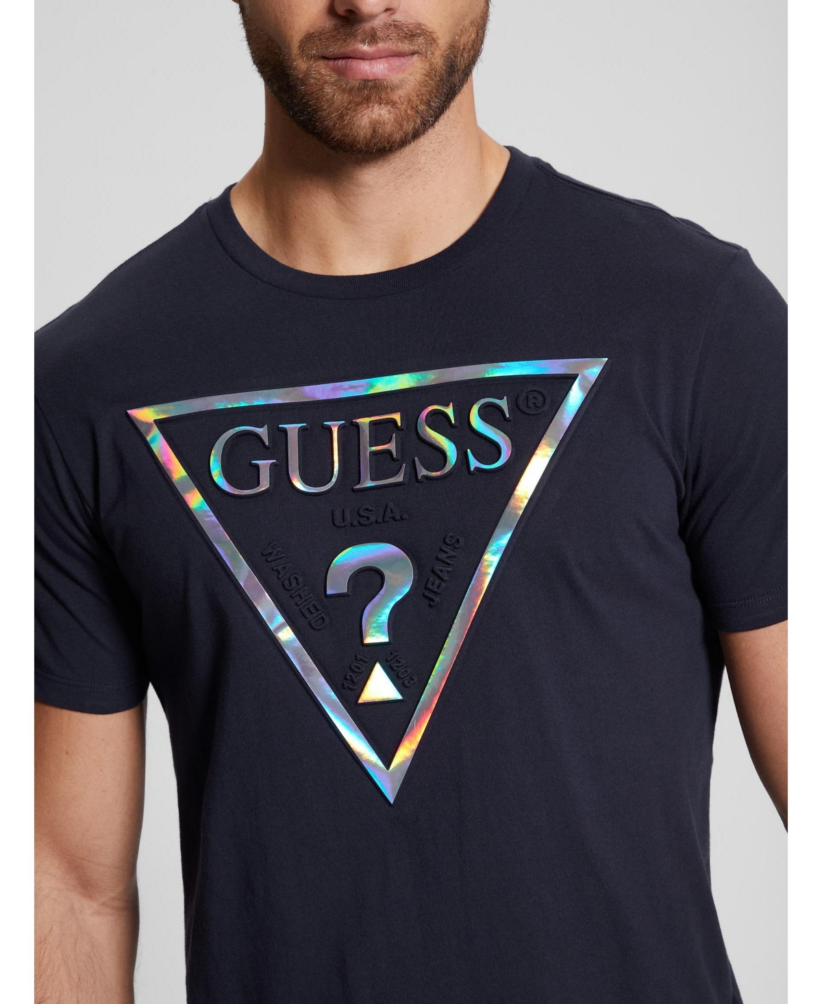 Guess hologram t shirt clearance