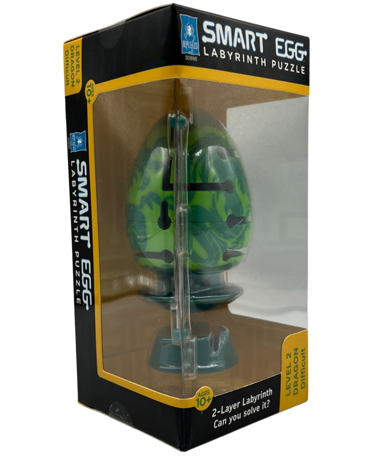 University Games Bepuzzled Smart Egg 2-layer Labyrinth Puzzle Dragon, Difficult In No Color