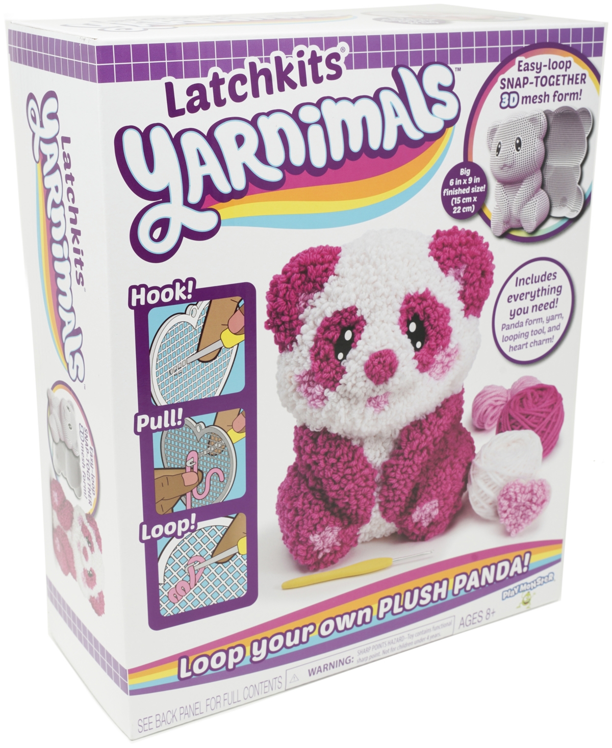 Playmonster Kids' Latchsets Yarnimals Panda Toy In No Color