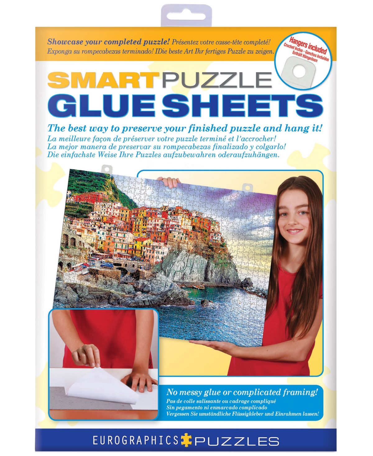 University Games Kids' Eurographics Incorporated Smart Puzzle Glue Sheets Puzzle Accessory In No Color
