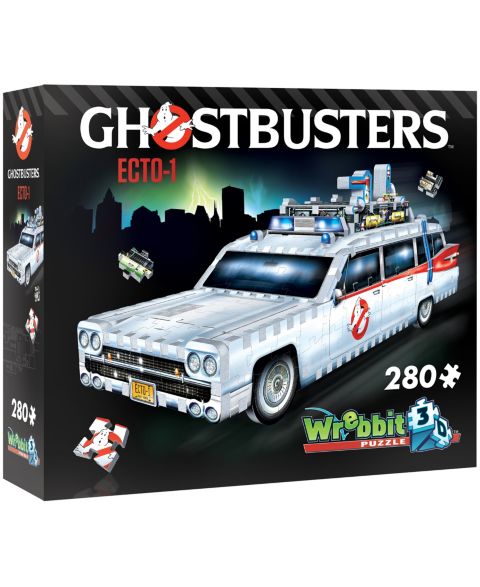 Детский пазл University Games Wrebbit Ghostbusters Ecto-1 280 Pieces 3D Puzzle, Ages 12+