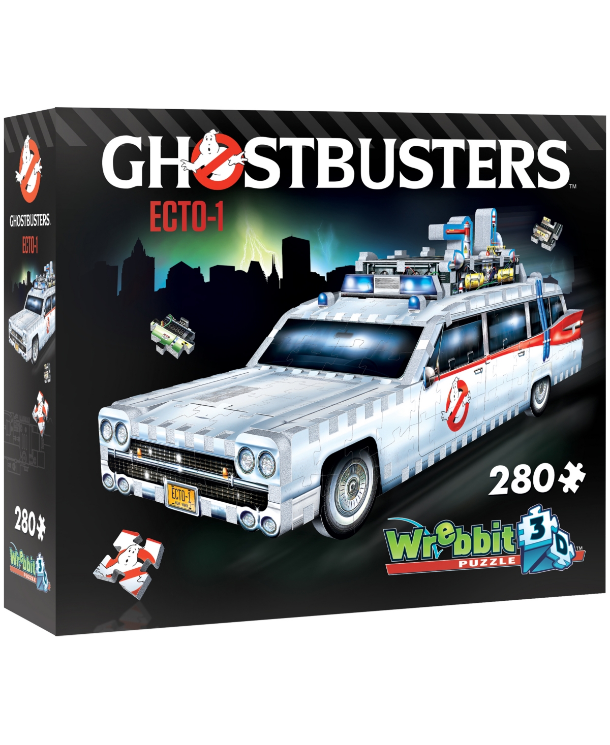 University Games Kids' Wrebbit Ghostbusters Ecto-1 3d Puzzle, 280 Pieces In No Color