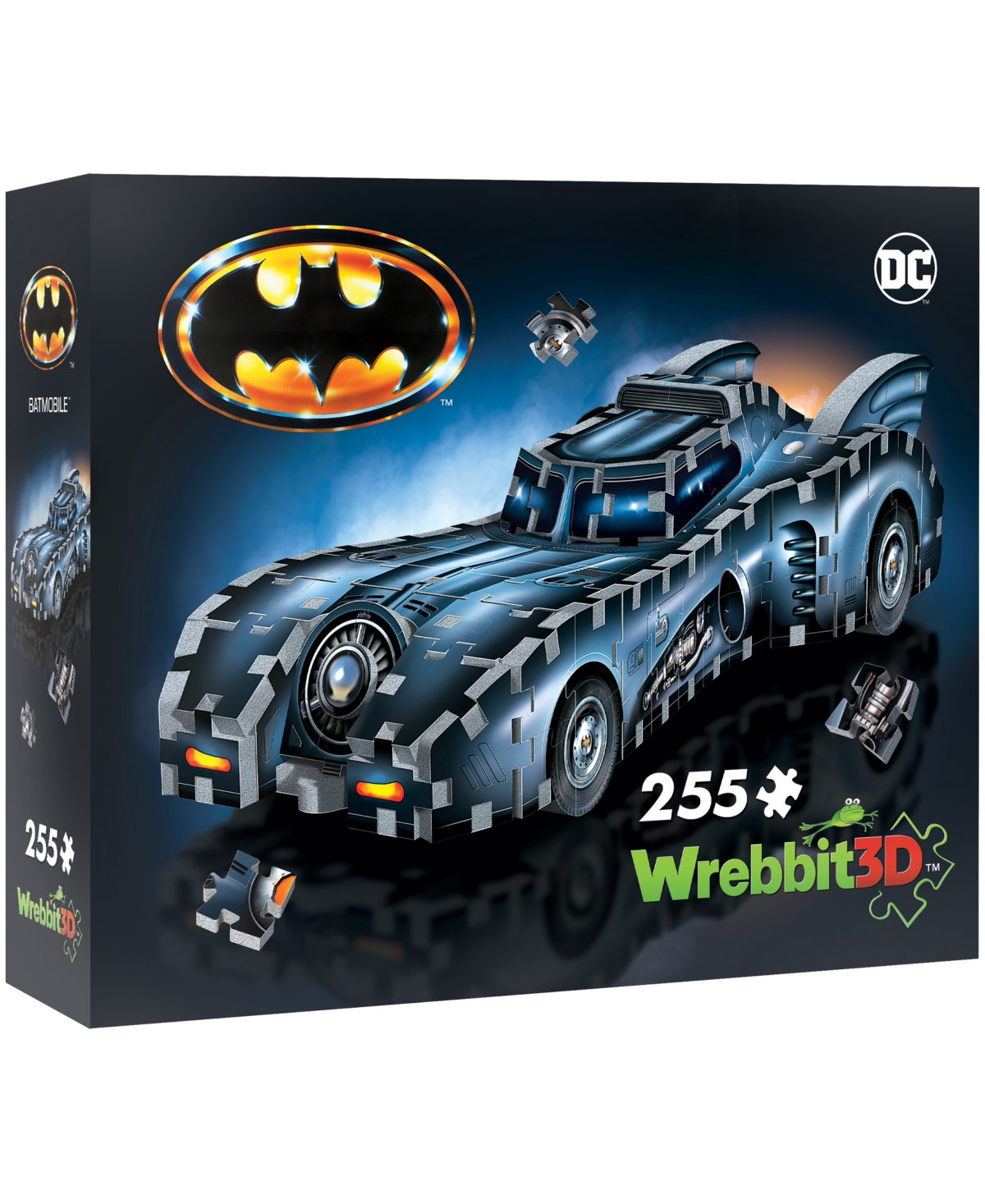 University Games Kids' Wrebbit Dc Batman Batmobile 3d Jigsaw Puzzle, 255 Pieces In No Color