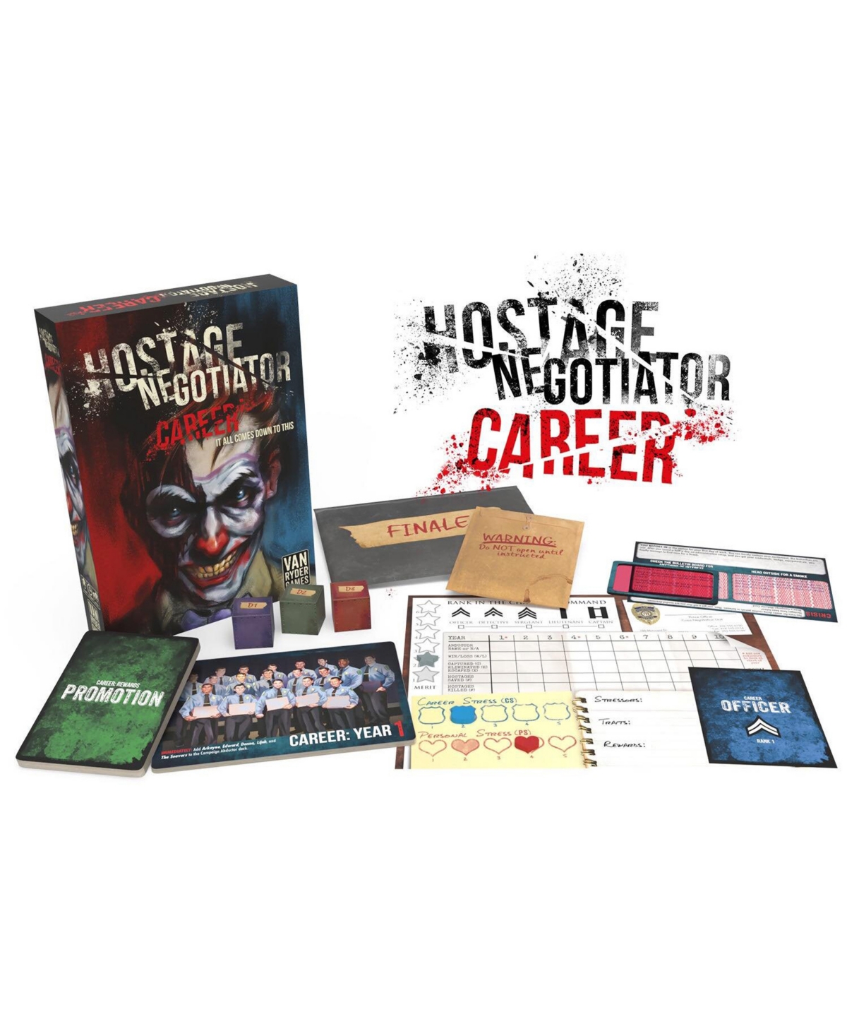 Shop University Games Van Ryder Games Hostage Negotiator Strategy Game Career In No Color