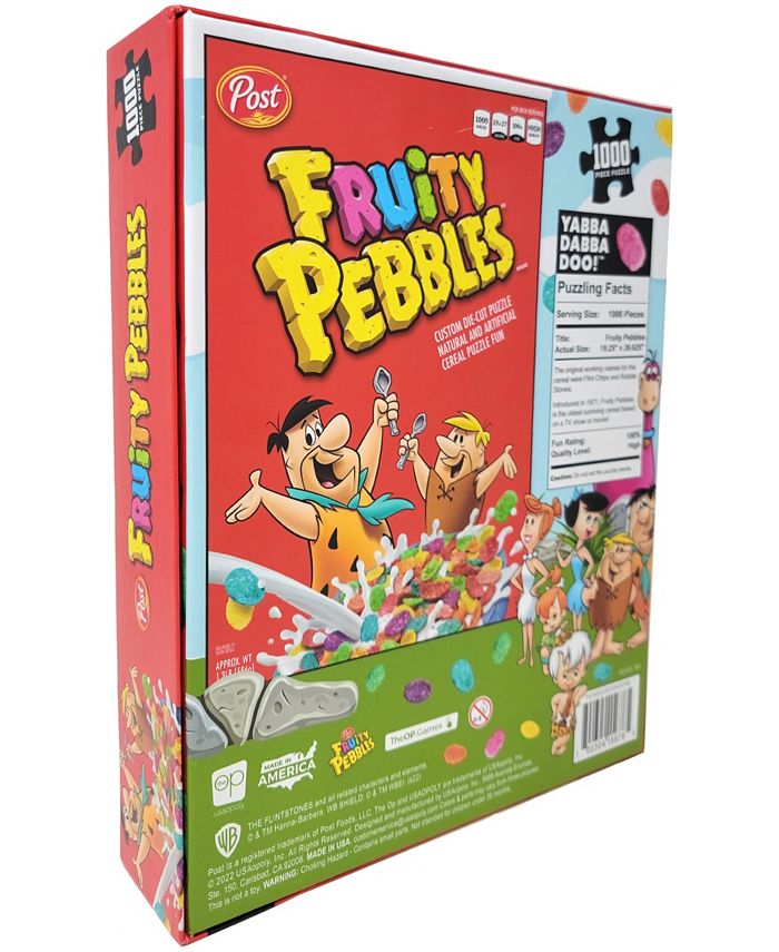 University Games Usaopoly Post Cereal Fruity Pebbles Puzzle, 1000