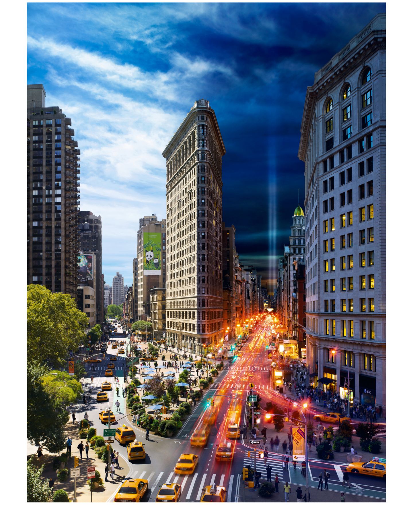 Детская игрушка University Games Day to Night Flatiron, New York 1036 Pieces Puzzle, Ages 8+ — фото 2