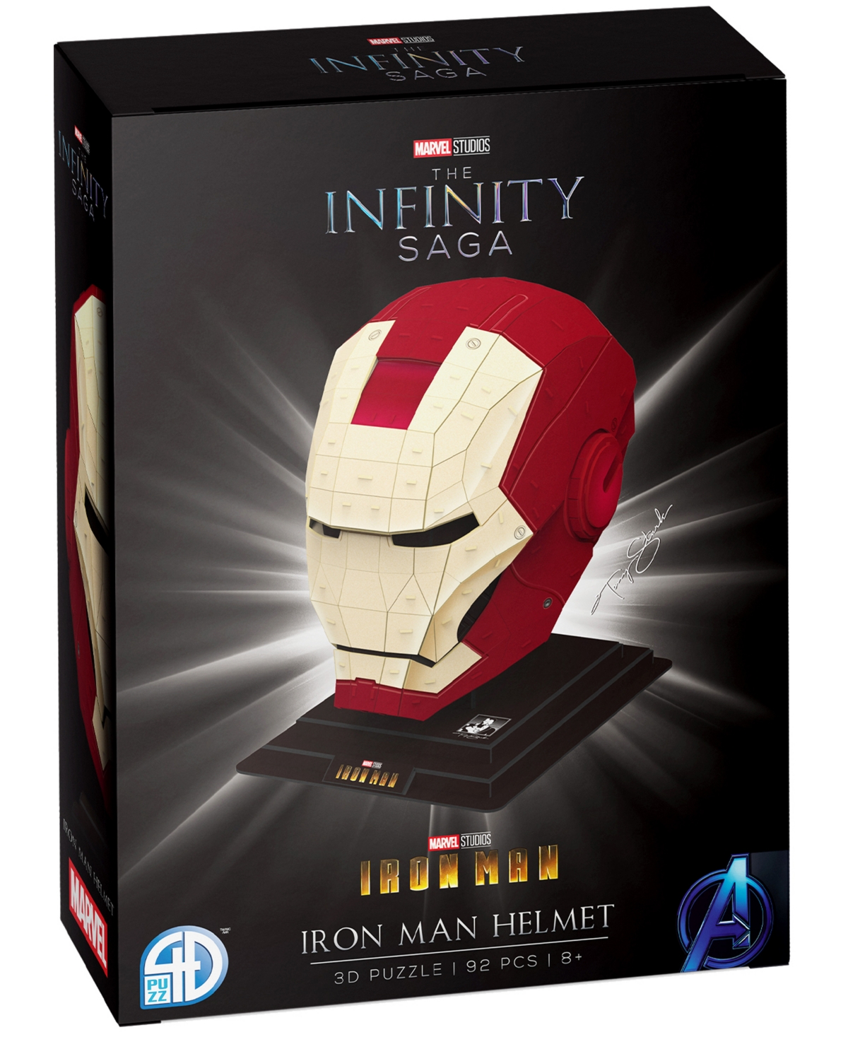 University Games Kids' 4d Cityscape Marvel The Infinity Saga Iron Man Helmet 3d Puzzle, 92 Pieces In No Color
