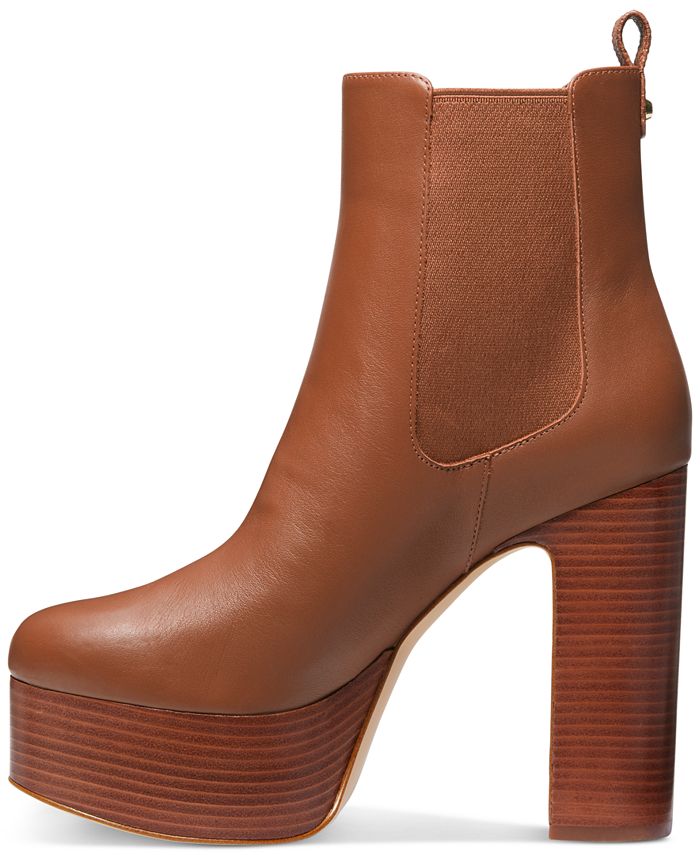 michael kors platform booties