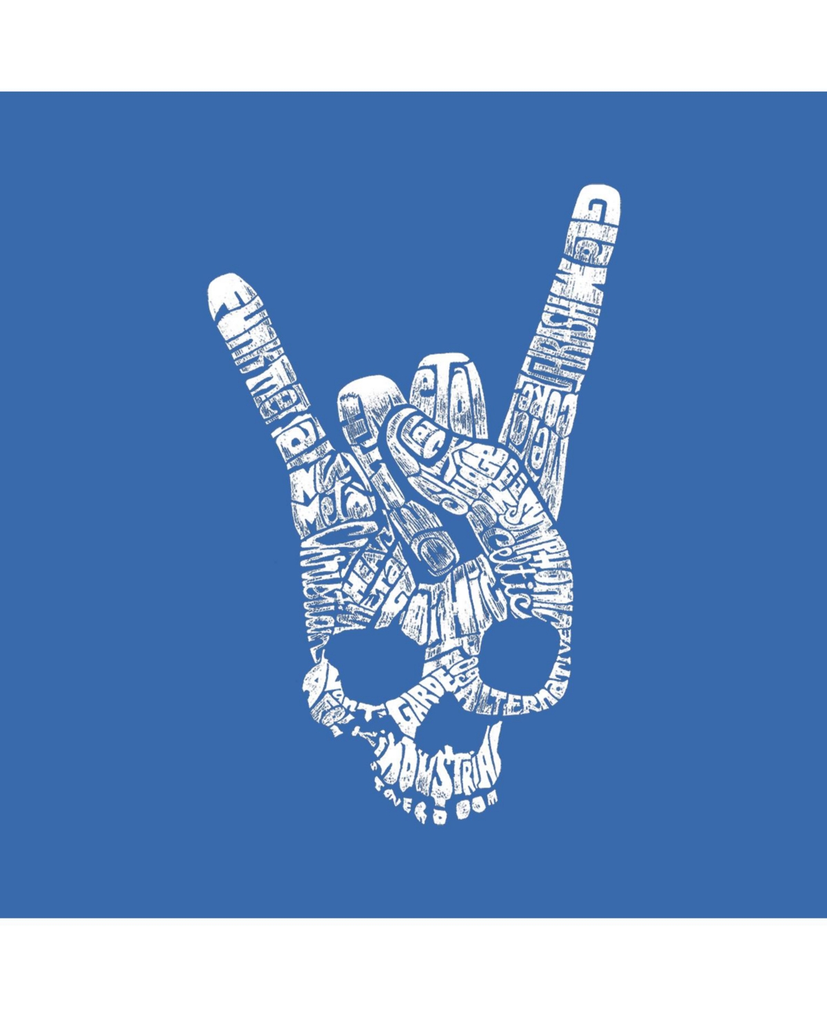 Big Boy's Word Art Long Sleeve T-shirt - Heavy Metal Genres