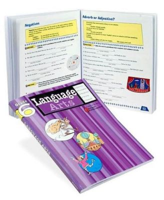 Barnes & Noble Language Arts: Grade 6 (Flash Kids Harcourt Family Learning) by Flash Kids Editors