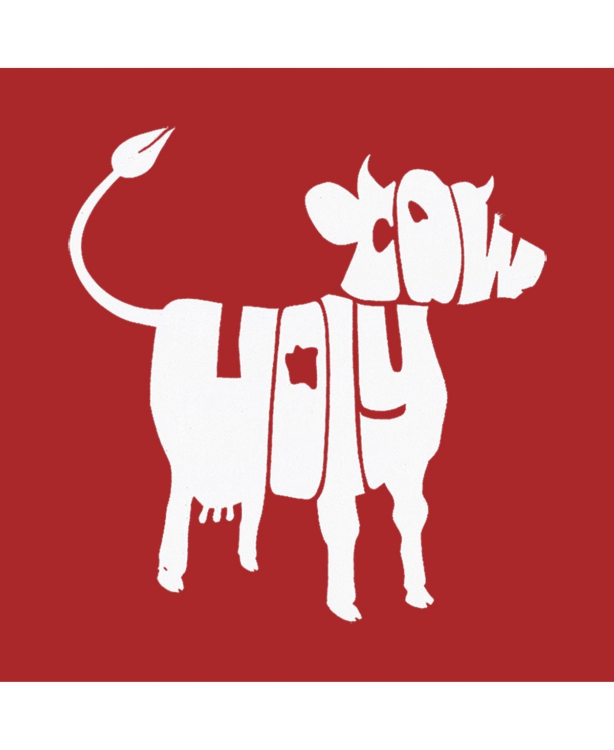 Big Boy's Word Art T-shirt - Holy Cow