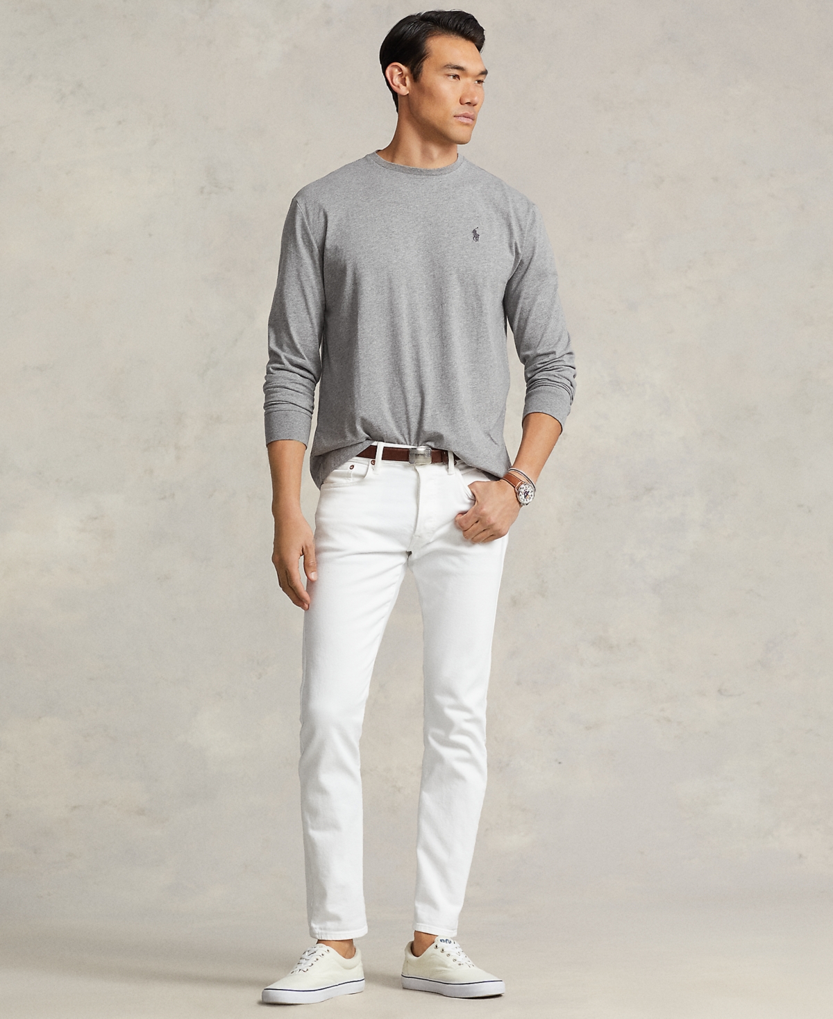 Polo Ralph Lauren Men's Classic-Fit Jersey Long-Sleeve T-Shirt