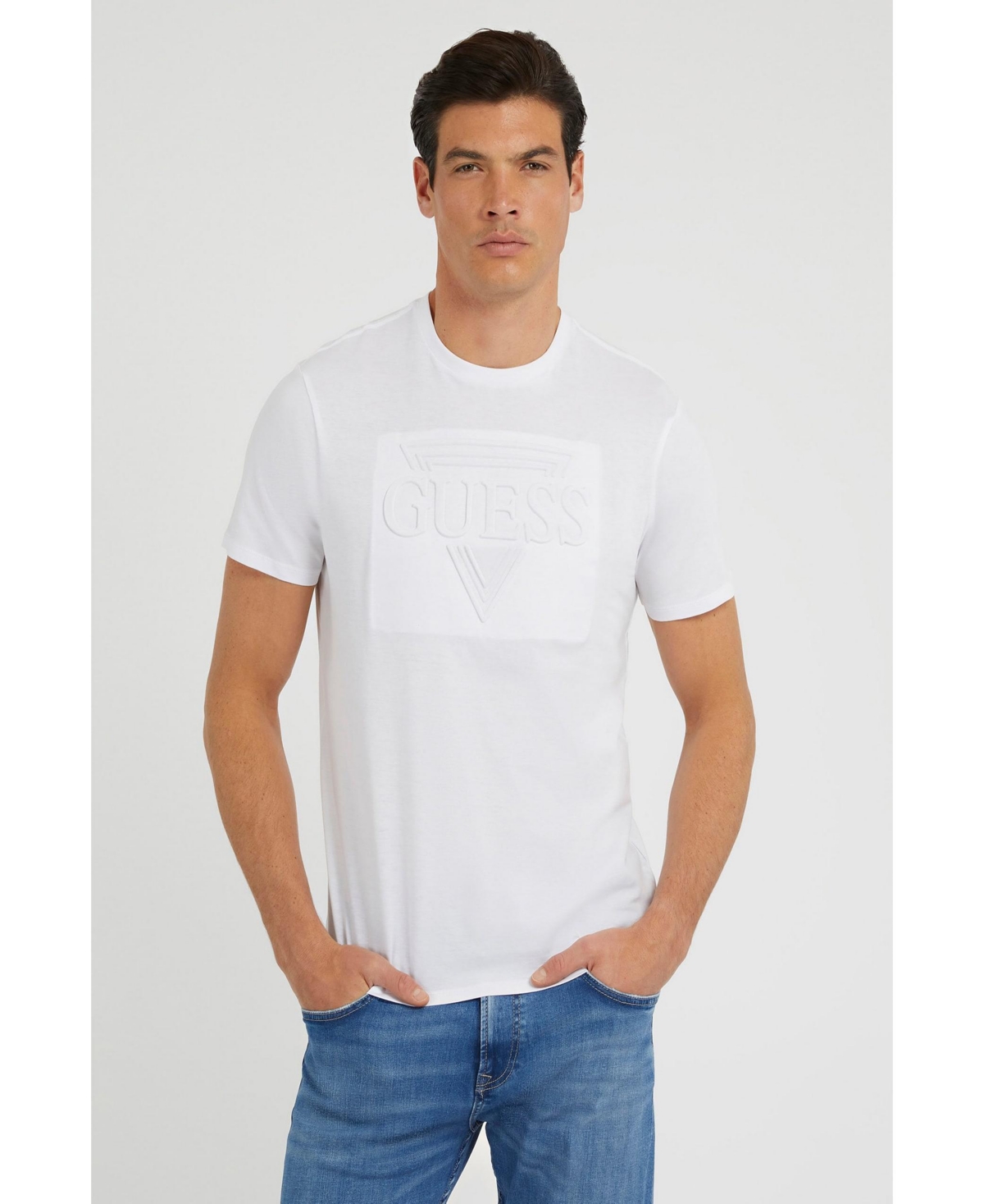 Guess Short Sleeve T-shirt In White