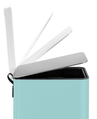 10L / 2.6 Gallon Slim Step Can - Shiny Baby Blue