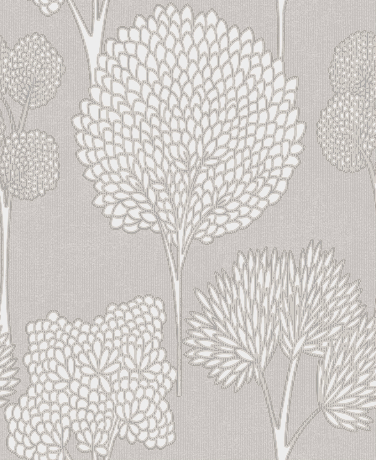 Shop Transform Serene Trees Peel And Stick Wallpaper In Neutral