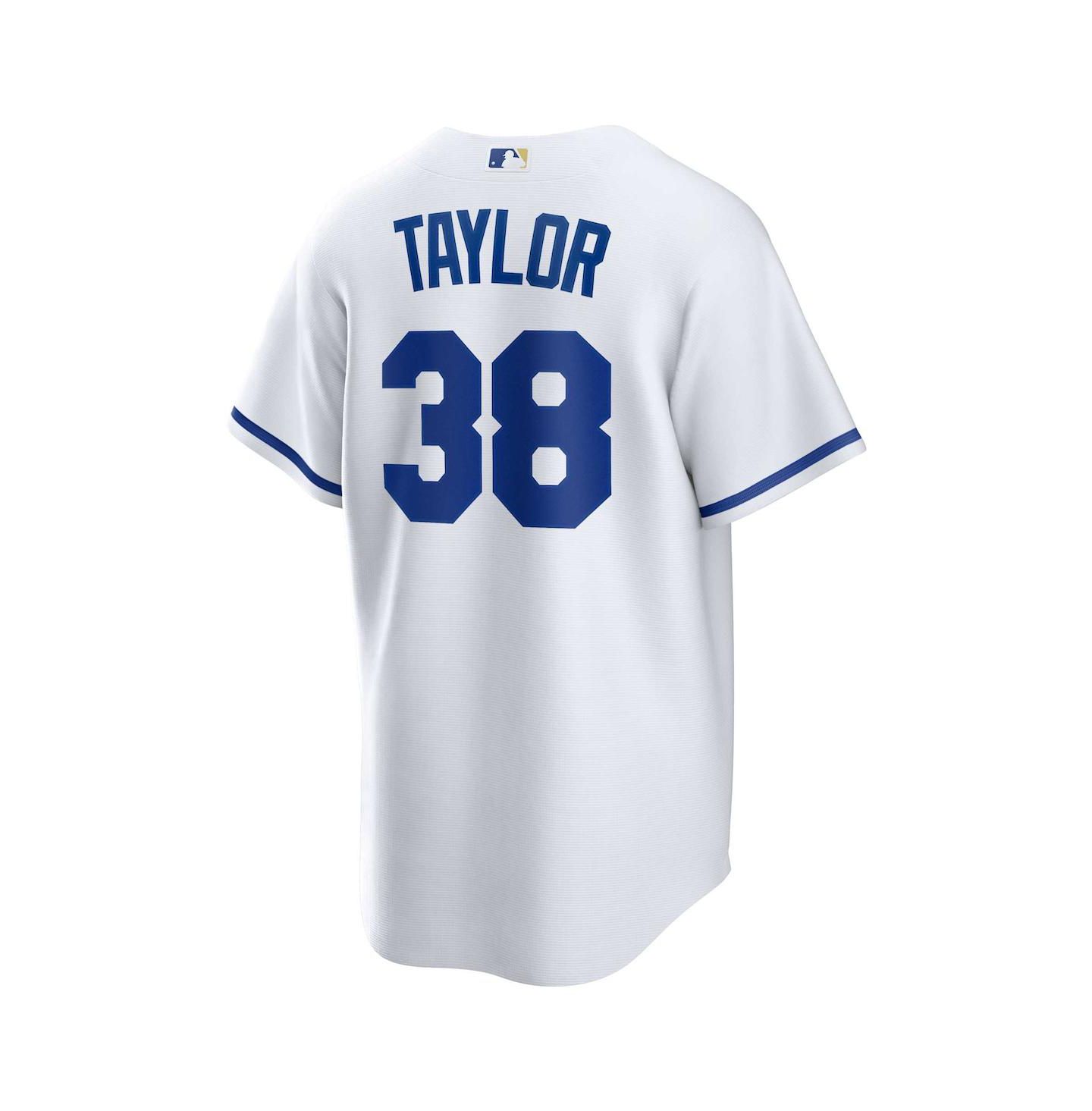 Мужской топ Nike Josh Taylor White Kansas City Royals Home Replica Player Jersey — фото 2