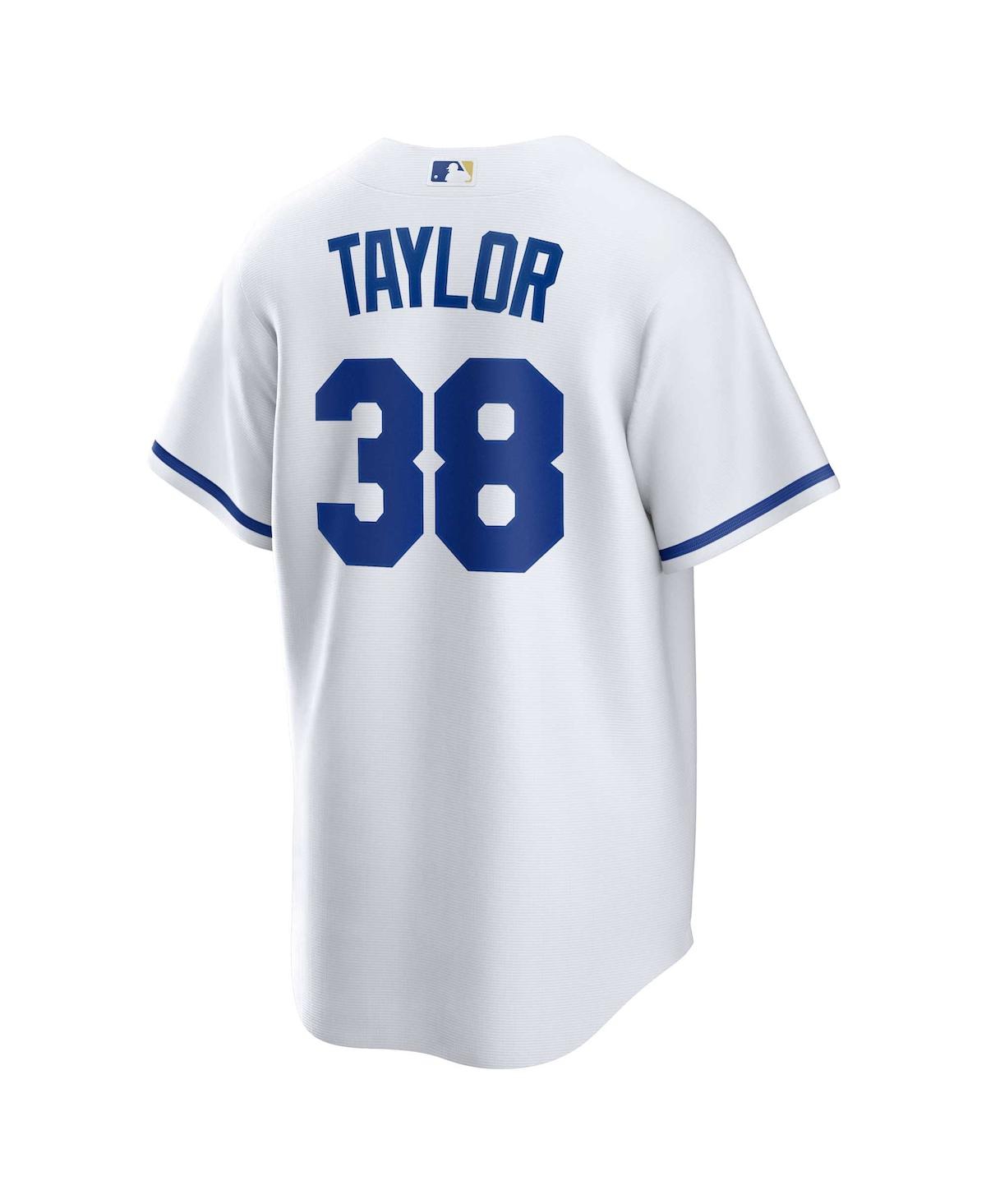 Men's Nike Josh TaylorKansas City Royals Home Replica Player Jersey - White