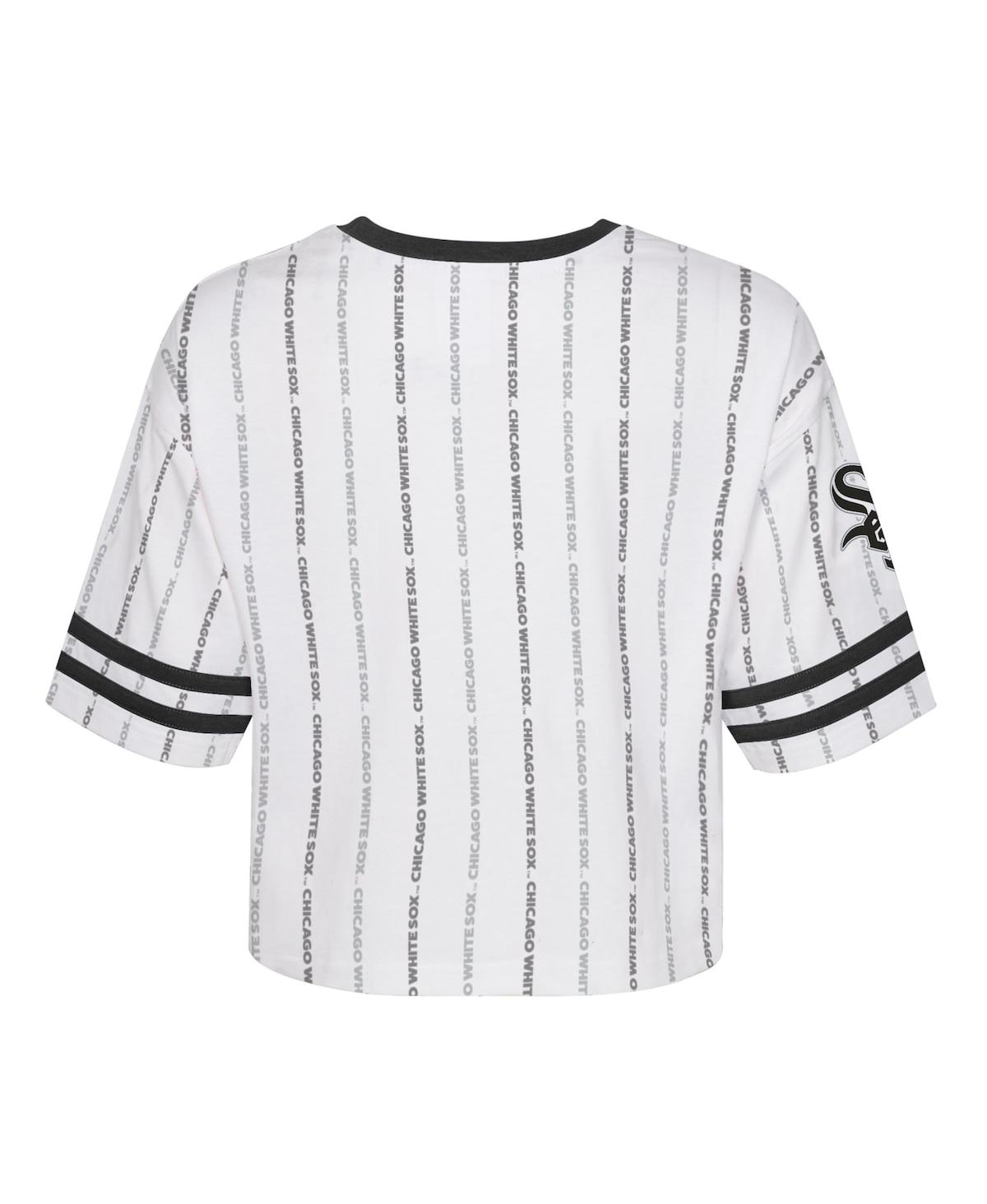 Big GirlsChicagoSox Ball Striped T-shirt - White