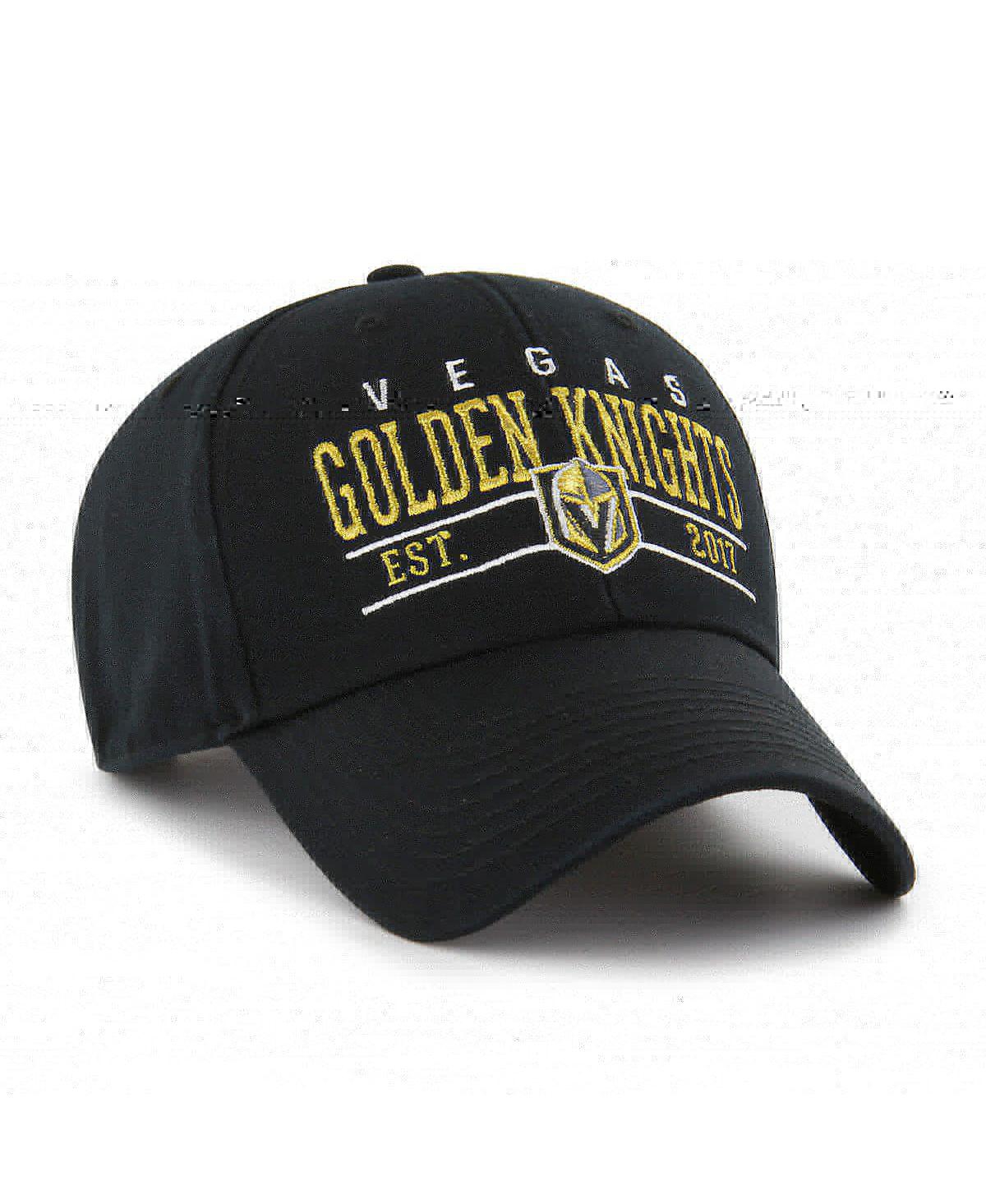 Men's '47 BrandVegas Golden Knights Centerline Mvp Adjustable Hat - Black