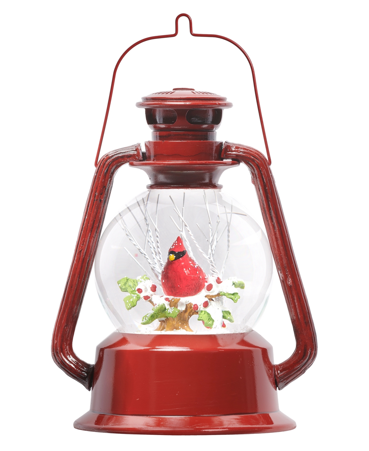 9" H Musical Red Lantern Dome 100 Millimeter - Multi Color