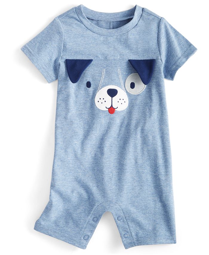 First Impressions Baby Boys Dog Friend Sunsuit, Created for Macy's - Macy's