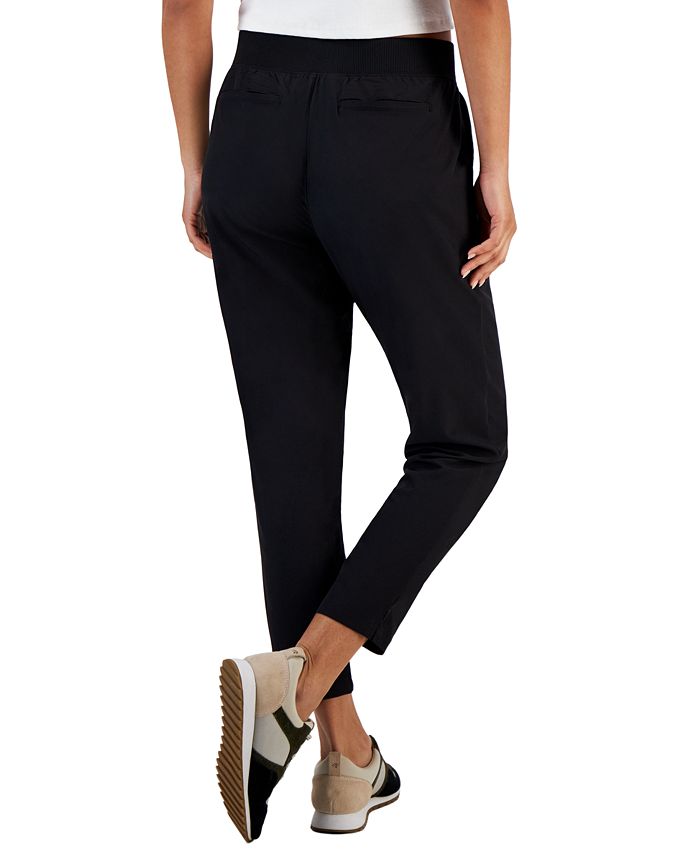 ID Ideology Women's Lightweight Woven Ankle Pants, Created for Macy's