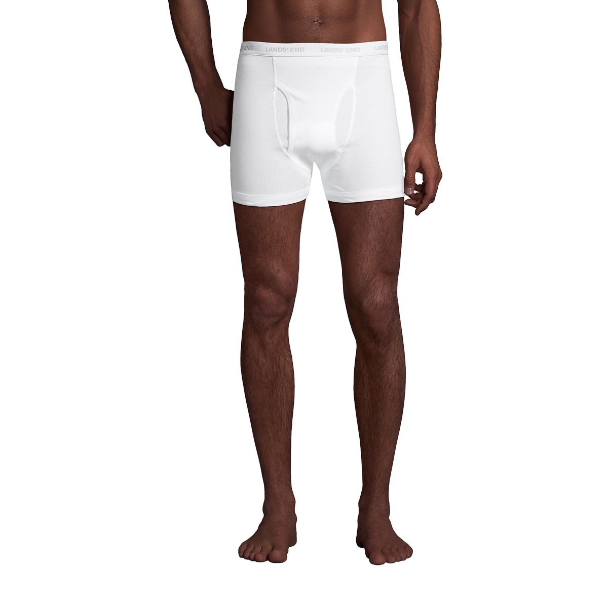 Men's 3 Pack Knit Boxer Briefs - White