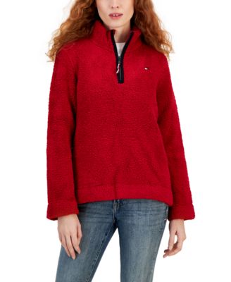 Women's 1/4-Zip Sherpa Logo Pullover