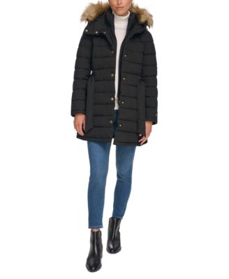 Macy's tommy hilfiger women's coat hotsell