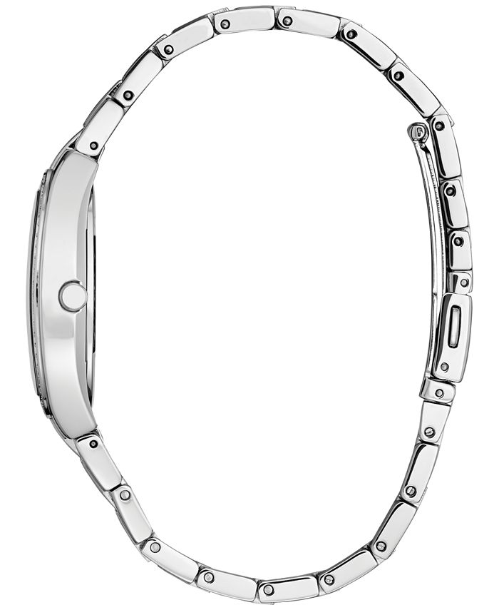 Citizen Eco-Drive Women's Crystal Stainless Steel Bracelet Watch 28mm ...